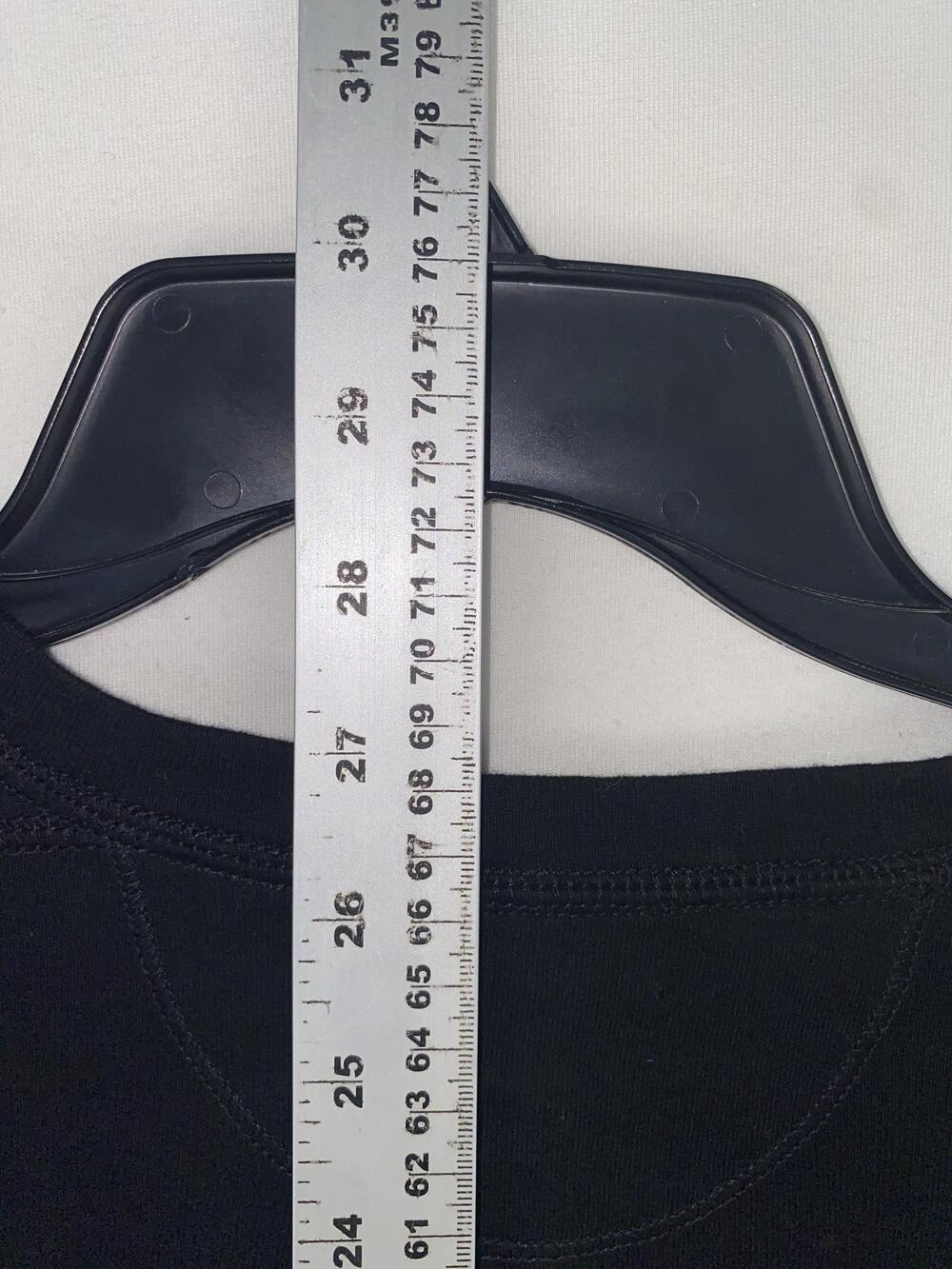 Lauren Ralph Lauren T-shirt Womens XL Black Long Sleeve Henley Cotton Jersey Top - Picture 5 of 5